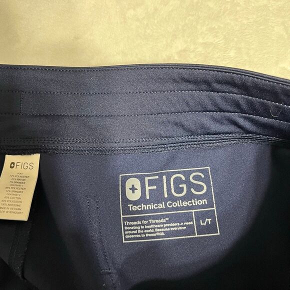 Figs Zamora Jogger Scrub Pants Navy Blue Women Large Tall - Picture 5 of 9